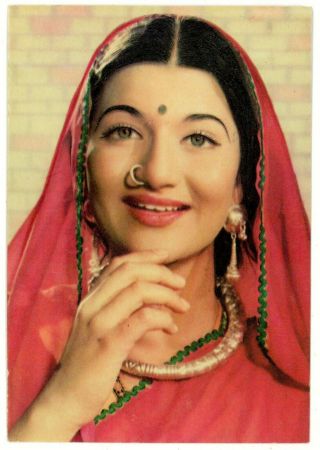 Sarika - Indian Bollywood Actress - Indian Post Card -