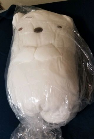 Sumikko Gurashi Shirokuma Polar Bear Xl Cushion 53cm Plush San - X Japan Nwt