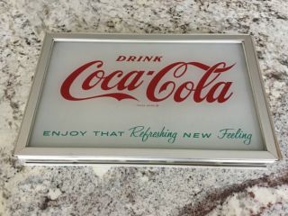 Glass Lighted Coca Cola Vending Machine Display
