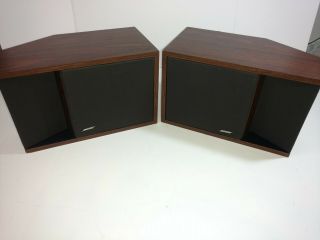 Vintage Bose 201 Series Ii Direct Reflecting Bookshelf Speakers