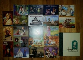 20 Walt Disney Collectors Society Redemption Booklets And Box