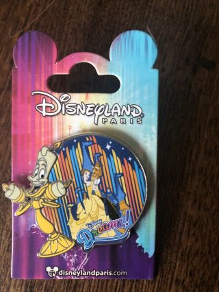 Dlp - Disney Dreams - Lumière & Belle And The Beast Beauty And The Beast Pin
