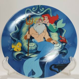 Disney Collector Plate Knowles The Little Mermaid Daddy 