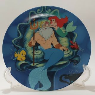 Disney Collector Plate Knowles The Little Mermaid Daddy ' s Girl 6663A 3