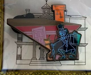 Disney D23 Expo Wdi Mog The Haunted Mansion Hatbox Ghost Mystery Puzzle Pin