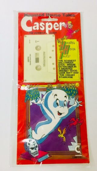 Casper The Friendly Ghost 1986 Haunted House Tales Halloween Cassette