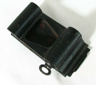 Vintage Rollfilm Back/adapter 2¼x3¼ For 4x5 With Dark Slide,  2 Masks