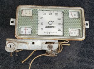 Willys Overland Jeep ☆ Dash Instrument Panel Speedometer Gauges ☆ Vintage