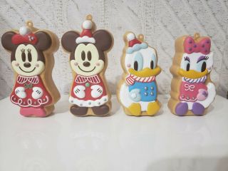 Tokyo Disney Gingerbread Christmas Ornament Mickey Minnie Donald Daisy Ginger 4