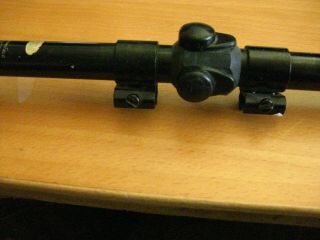 Vintage 4 Power Rifle Scope western field scope 4x20,  60 - 1201,  Japan ELT 3