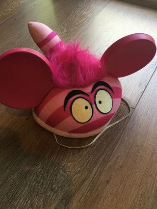 Disney Parks Disneyland Alice In Wonderland Pink Cheshire Cat Mickey Ears Hat
