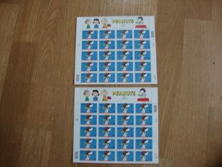 Flying Ace Pilot Snoopy Stamp 2 Sheets Of 20.  34 Cents Usps