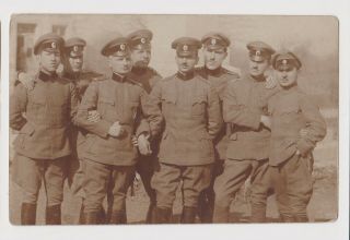 Bulgarian Military Officers In Full Uniform Portrait Vintage Orig Photo (54485)