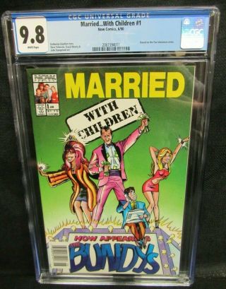 Married With Children 1 (1990) Copper Age Now Comics/ 1st Issue Cgc 9.  8 U674