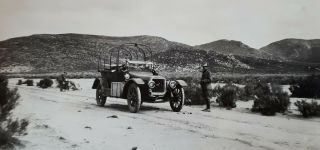 C1928 B/w Photograph.  Car Out On The Hwange Veld.  Zambia/ Rhodesia/ Africa 26