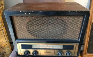 Vintage Sparton Model 121 Fm Am Tube Radio