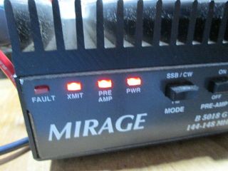 160 Watt Mirage B 5018g 144 - 148 All Mode 2 Meter Vhf Ham Radio Linear Amplifier