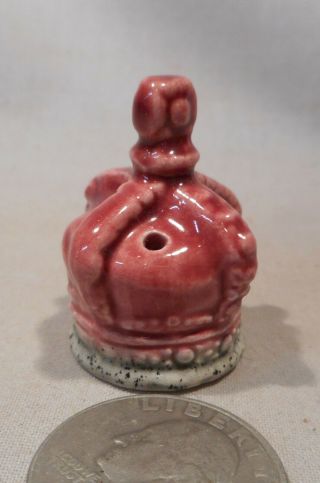 Vintage Arcadia Ceramics Single Crown Salt Shaker