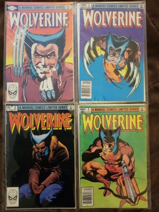 Wolverine Limited Series 1 - 4 Marvel 1982