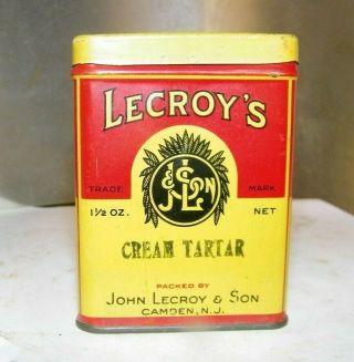Vintage Old Spice Tin - Lecroy 