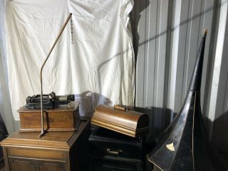 Edison Home Phonograph W/reproducer,  Crane & Horn -