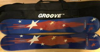 Groove Skiboards With Bag: Vintage Patriot Grooves