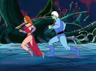 He - Man/she - Ra Masters Of The Universe Animation Art Valtira And Tyrin Cel