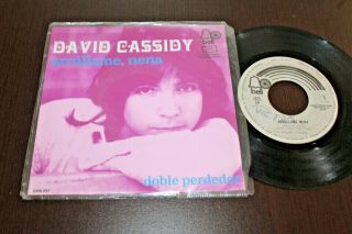 The Partridge Family David Cassidy Rock Me Baby 1972 Mexico 7 " Promo 45 Pop