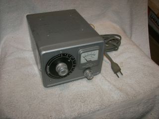 Morrow Cm - 1 Conelrad Receiver Tube Radio Cold War Era