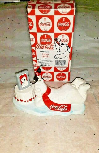 Coca Cola Polar Bear Figurine " Always Partners " 1997