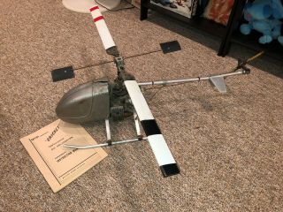 Vintage " Cricket " Rc Helicopter Gmp Gorham Model Products