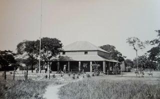 1928 B/w Photograph.  Hwange Clubhouse (?) / Ranger Hq.  Rhodesia/ Africa 24