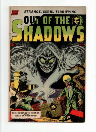 Out Of The Shadows 5 Vintage Standard Comic Horror Scifi Golden Age 10c