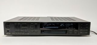 Vintage Akai Computer Controlled Black Stereo Receiver Model Aa - A25 -