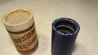 Edison Phonograph 4 Minute Cylinder 1606 Silent Night by Spencer&Harrison - 2