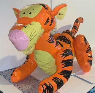 Disney’s Winnie The Pooh Inflatable Tigger,  Late 90’s 30”x 16”x 20”
