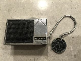 Vintage Sony Icr - 120 Integrated Circuit Am Transistor Radio
