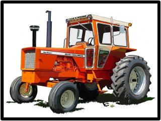 Allis Chalmers Model 190 Tractor Collectible Metal Sign Usa Made -