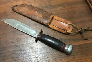 Vintage Marbles Gladstone Mich.  Usa 6 Inch Blade Hunting Knife