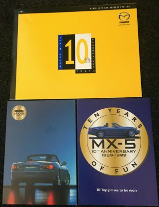 Mazda Miata Mx 5 10th Anniversary Promotional Items