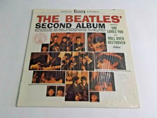 The Beatles Second Album Lp 1964 Capitol St - 2080 Stereo Shrink Vinyl Record