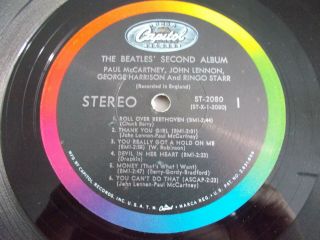 The Beatles Second Album LP 1964 Capitol ST - 2080 Stereo Shrink Vinyl Record 3