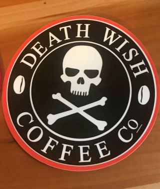 Death Wish Coffee Iron On Patch And Sticker And Bones Coffee Sticker 3