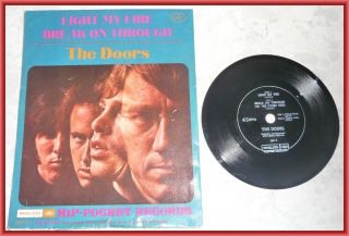 The Doors Light My Fire/break On Through Philco Ford Hp - 9 Hip Pocket 45