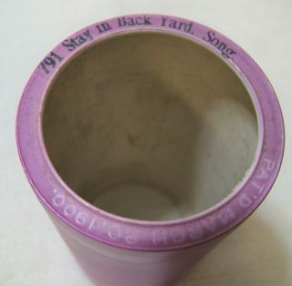 Pink Lambert Cylinder Record 791”stay In Your Back Yard”