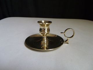 Baldwin Polished Solid Brass Candlestick Taper Candle Holder Chamberstick 7231
