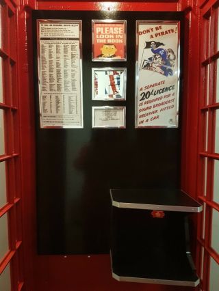 Red Telephone Box Interior Styled On The Classic Jubilee K6 Booth Kiosk Phone