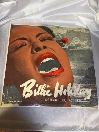 Billie Holiday - Self Titled Lp - Commodore - Fl 30,  008 Mono Vg,