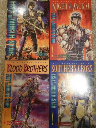 Fist Of The North Star,  Night Jackal,  Southern Cross,  Blood Brothers Vol 1 2 3 4