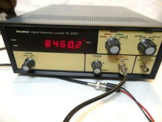 Vtg Heathkit Digital Frequency Counter Im 2420, .